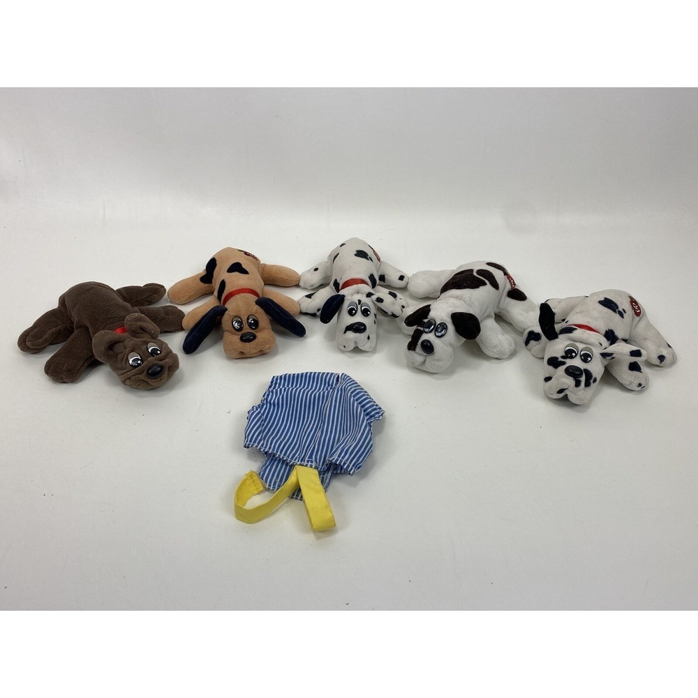 Pound Puppies Lot of 5 Vintage Tonka 1985